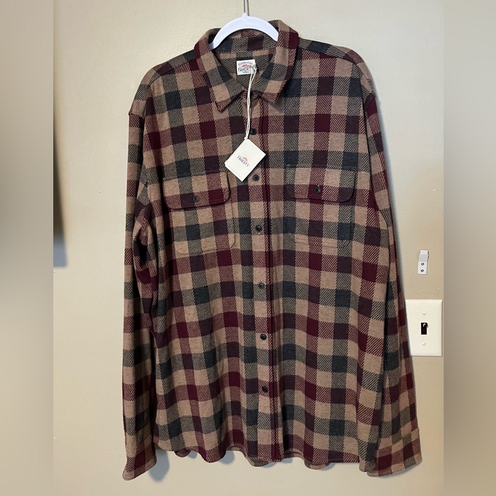Faherty Mens Legend Sweater Shirt NWT - Picture 3 of 7